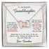 Heart Touching Necklace Gift For Granddaughter