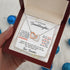 Heart Touching Necklace Gift For Granddaughter