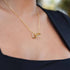 18K Yellow Gold Necklace For Granddaughter - Always Remember How Much I Love You