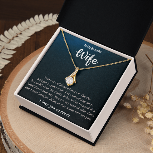 18K Yellow Gold Necklace for Star of My Life