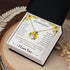 To my granddaughter Sunflower Necklace