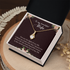 18K Yellow Gold Necklace for Wife, Light of my life