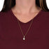 18K Yellow Gold Necklace Gift to Amazing Moher of My Kids