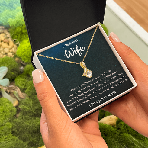 18K Yellow Gold Necklace for Star of My Life