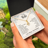Gold Necklace for Wife with Love you Forever card