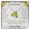To my granddaughter Sunflower Necklace