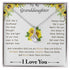 To my granddaughter Sunflower Necklace