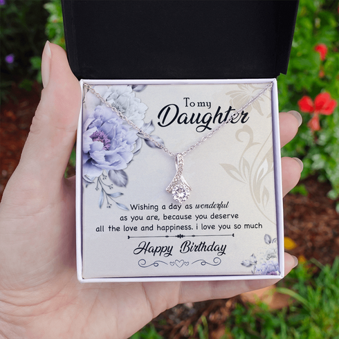 Birthday Necklace to My Beautiful Daughter