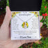 To my granddaughter Sunflower Necklace