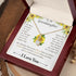 To my granddaughter Sunflower Necklace
