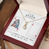 18K Yellow Gold Beautiful Necklace for My Queen