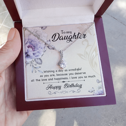 Birthday Necklace to My Beautiful Daughter