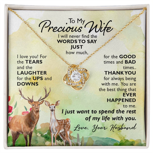 Wife Necklace, Anniversary Gift For Wife Birthday Gift, Wife Gifts For Her, Wife Jewelry