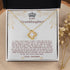To My Special granddaughter, 14K White Gold Necklace