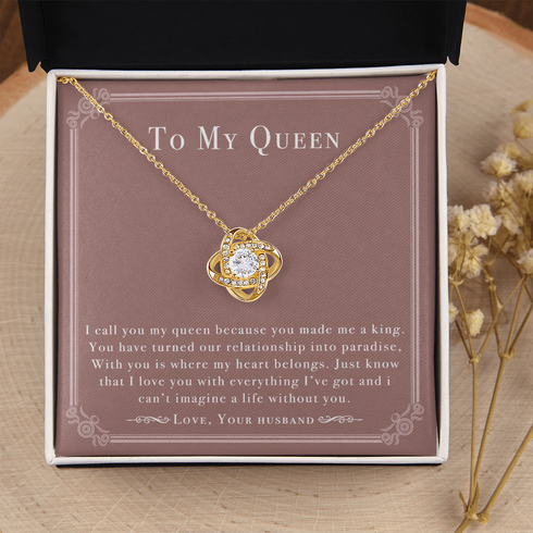 Beautiful 18K Yellow Gold Necklace for My Queen