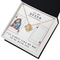 18K Yellow Gold Beautiful Necklace for My Queen
