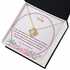 Gold Necklace Gift for Wife, Our beautiful Romance