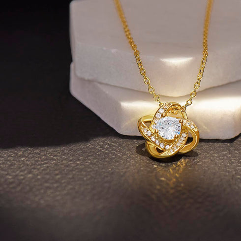 18K Yellow Gold Necklace for Star of My Life