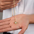 18K Yellow Gold Necklace Gift to Amazing Moher of My Kids