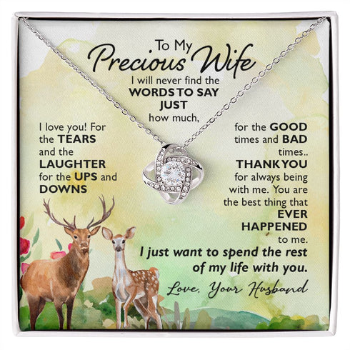 Wife Necklace, Anniversary Gift For Wife Birthday Gift, Wife Gifts For Her, Wife Jewelry