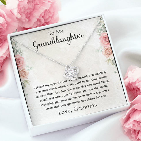 Gift Necklace for My Wonderful Granddaughter