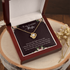 18K Yellow Gold Necklace for Wife, Light of my life