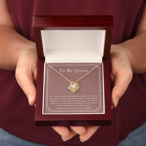 Beautiful 18K Yellow Gold Necklace for My Queen