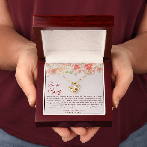 18K Yellow Gold Necklace for my Beautiful wife