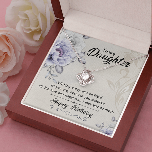 Birthday Necklace to My Beautiful Daughter
