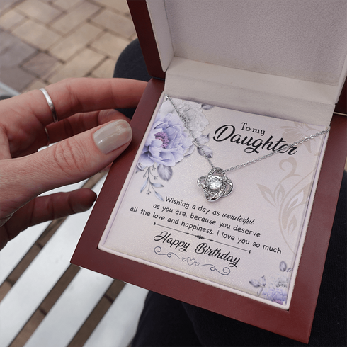 Birthday Necklace to My Beautiful Daughter