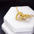 18K Yellow Gold Necklace For Granddaughter - Always Remember How Much I Love You