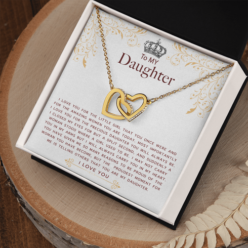 Gold Necklace To my Little Girl