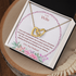 Gold Necklace Gift for Wife, Our beautiful Romance