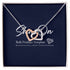 Interlocking hearts granddaughter / daughter