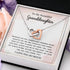Granddaughter Heart Necklace, With Message card