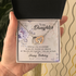 Birthday Necklace to My Beautiful Daughter