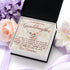 Necklace Gift for Granddaughter with Vintage Card and Box