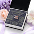 Necklace Gift To My Granddaughter - If We are Not Together Card