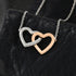 To My Granddaughter Gift Necklace with Heart Touching Message Card