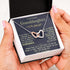 Necklace Gift To My Granddaughter - If We are Not Together Card
