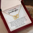 Granddaughter Heart Necklace, With Message card