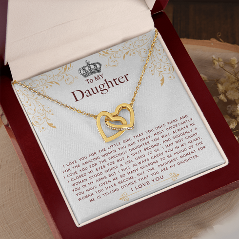 Gold Necklace To my Little Girl