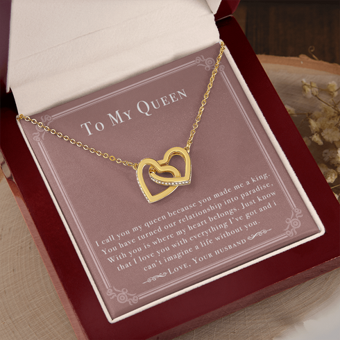 Beautiful 18K Yellow Gold Necklace for My Queen