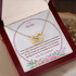 Gold Necklace Gift for Wife, Our beautiful Romance