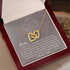 18K Yellow Gold Necklace Gift to Amazing Moher of My Kids