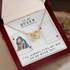 18K Yellow Gold Beautiful Necklace for My Queen