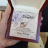 Birthday Necklace to My Beautiful Daughter