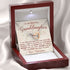 Necklace Gift for Granddaughter with Vintage Card and Box