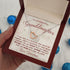 Necklace Gift for Granddaughter with Vintage Card and Box