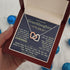 Necklace Gift To My Granddaughter - If We are Not Together Card